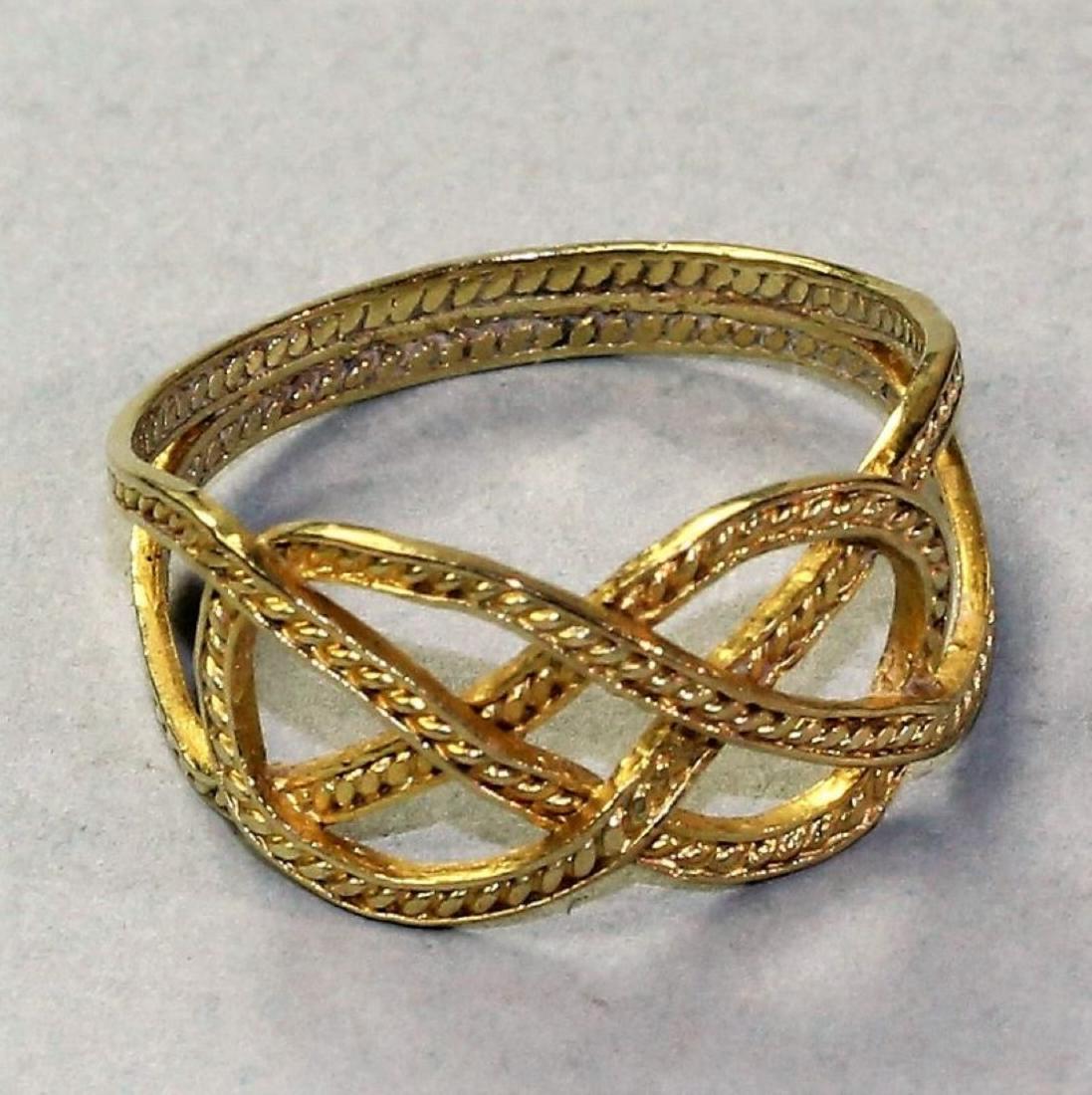 Antique 14K Gold Chinese Ring, ring size is 8 (1 of 4)