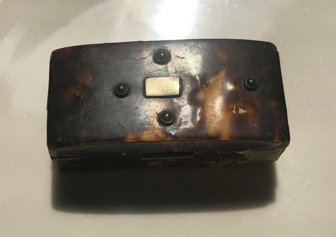 Antique Tortoise Shell Box (1 of 4)