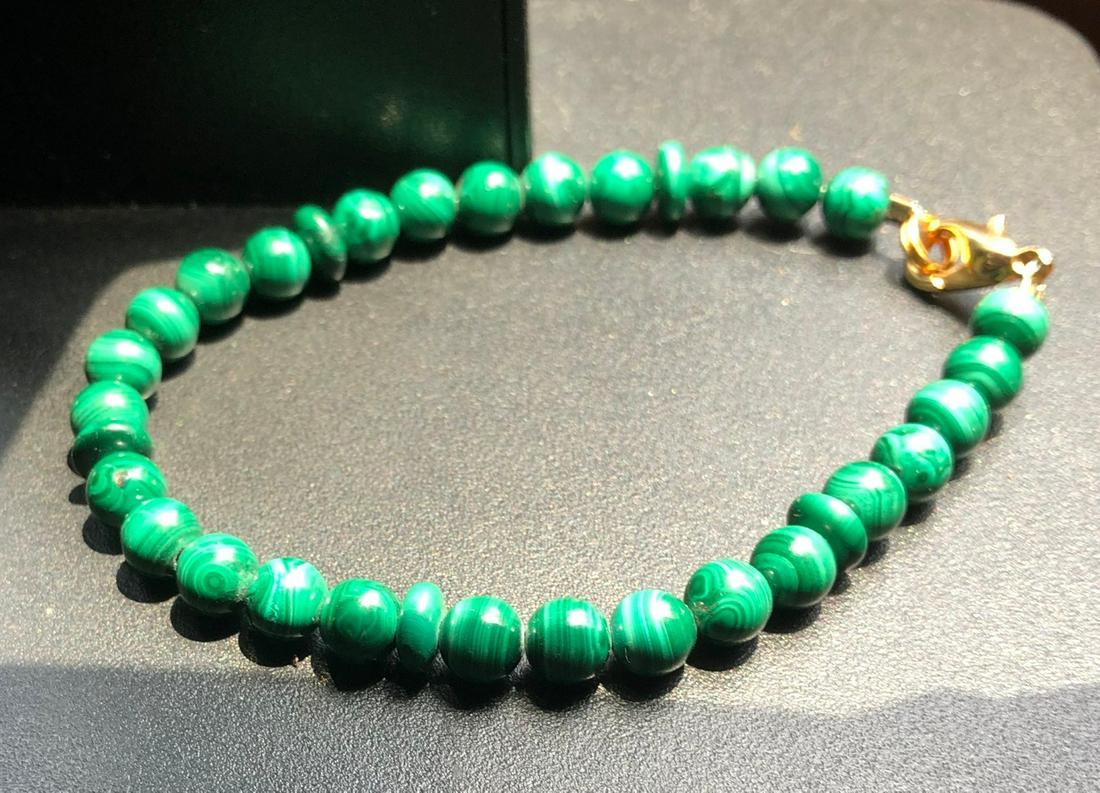 Vintage Malachite Bracelet: Vintage Malachite Bracelet