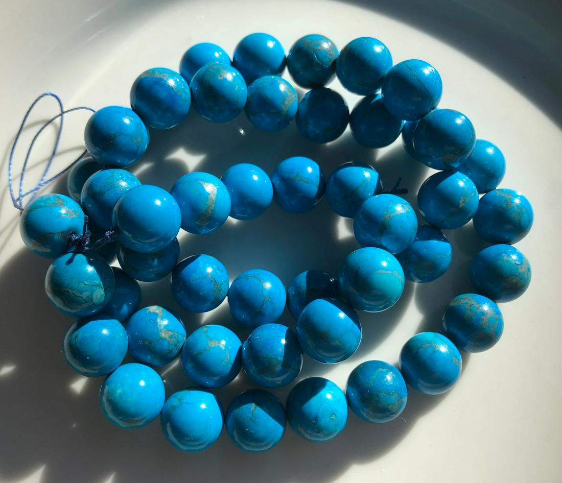 Vintage Turquoise Beads Necklace (1 of 4)