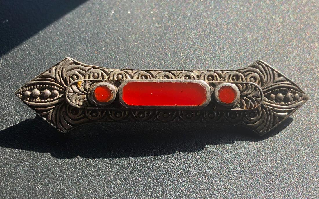 Antique Silver Brooch Pin (1 of 3)