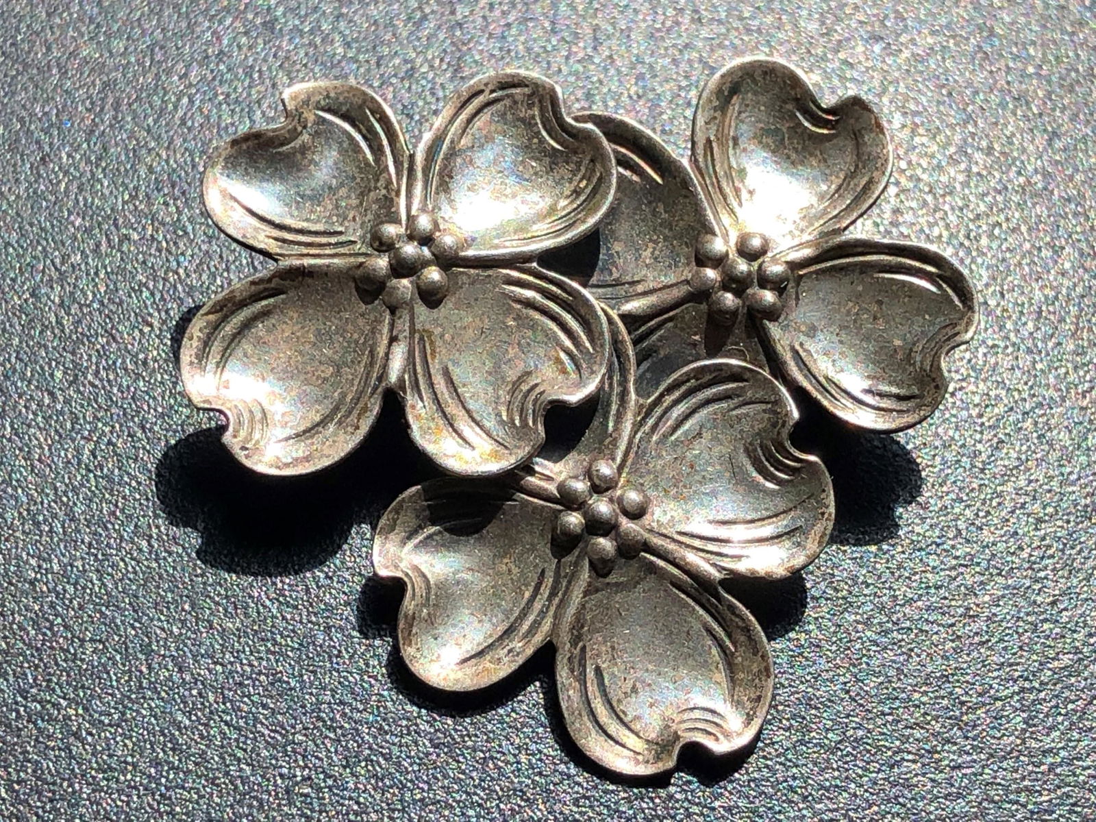 Vintage BEAU Sterling Brooch Pin (1 of 2)