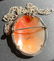 Vintage Sterling Silver Cameo Pendant Necklace Marked - 4