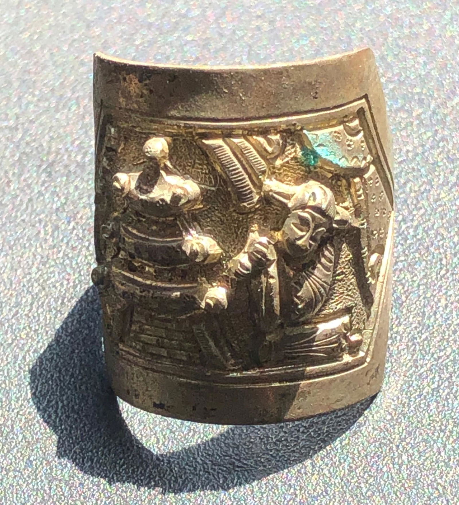 Antique Qing Dynasty Silver Ring (1 of 6)