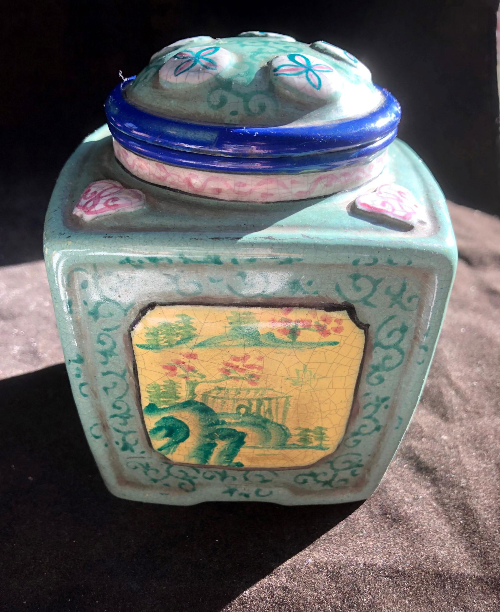 Antique Yixing Tea Caddy 18th.C. (1 of 9)