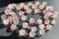 Vintage Pink Crystal Beads Necklace