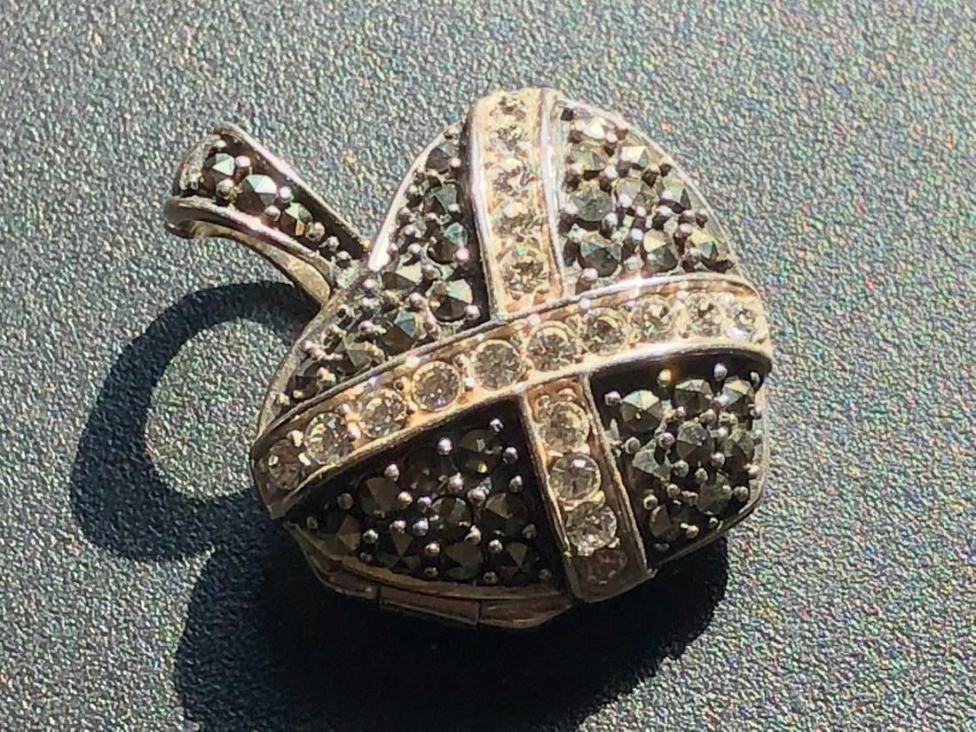 Vintage Silver Heart Shape Pendant and Picture Holder (1 of 3)