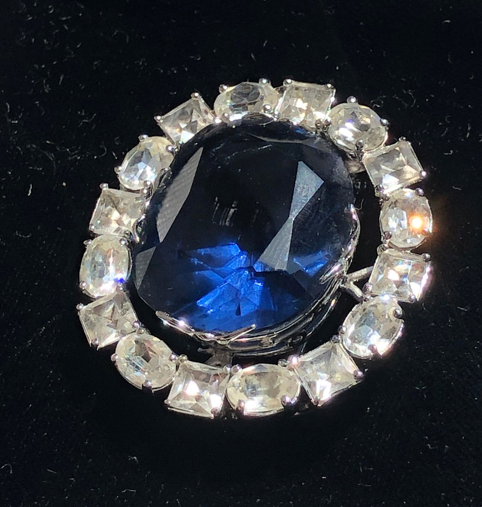 Vintage Hope Diamond Brooch Pin From Smithsonian (1 of 5)