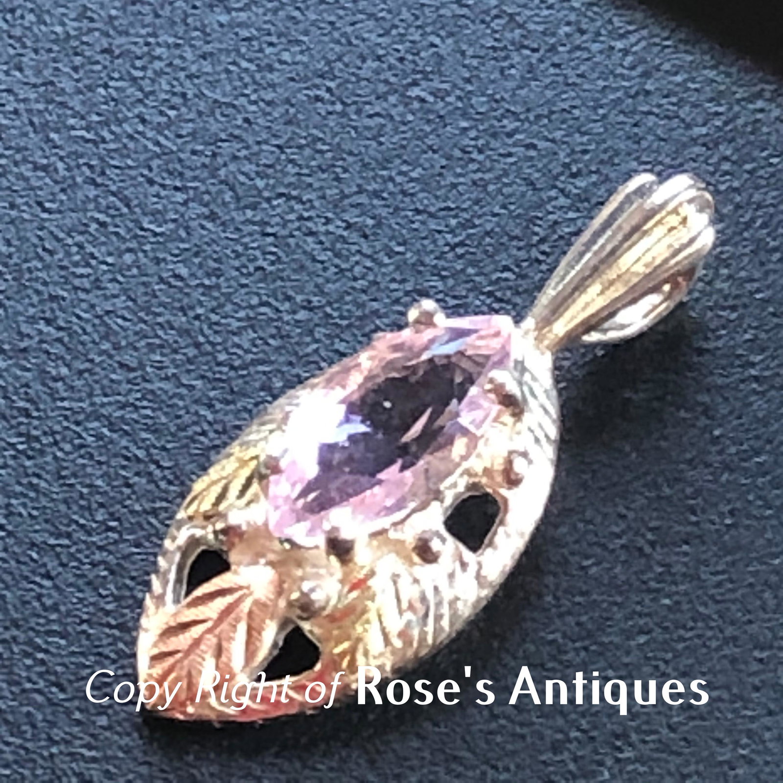 Vintage CCO Sterling 12K Gold Pendant Marked Sterling: Vintage CCO Sterling 12K Gold Pendant Marked Sterling 12K