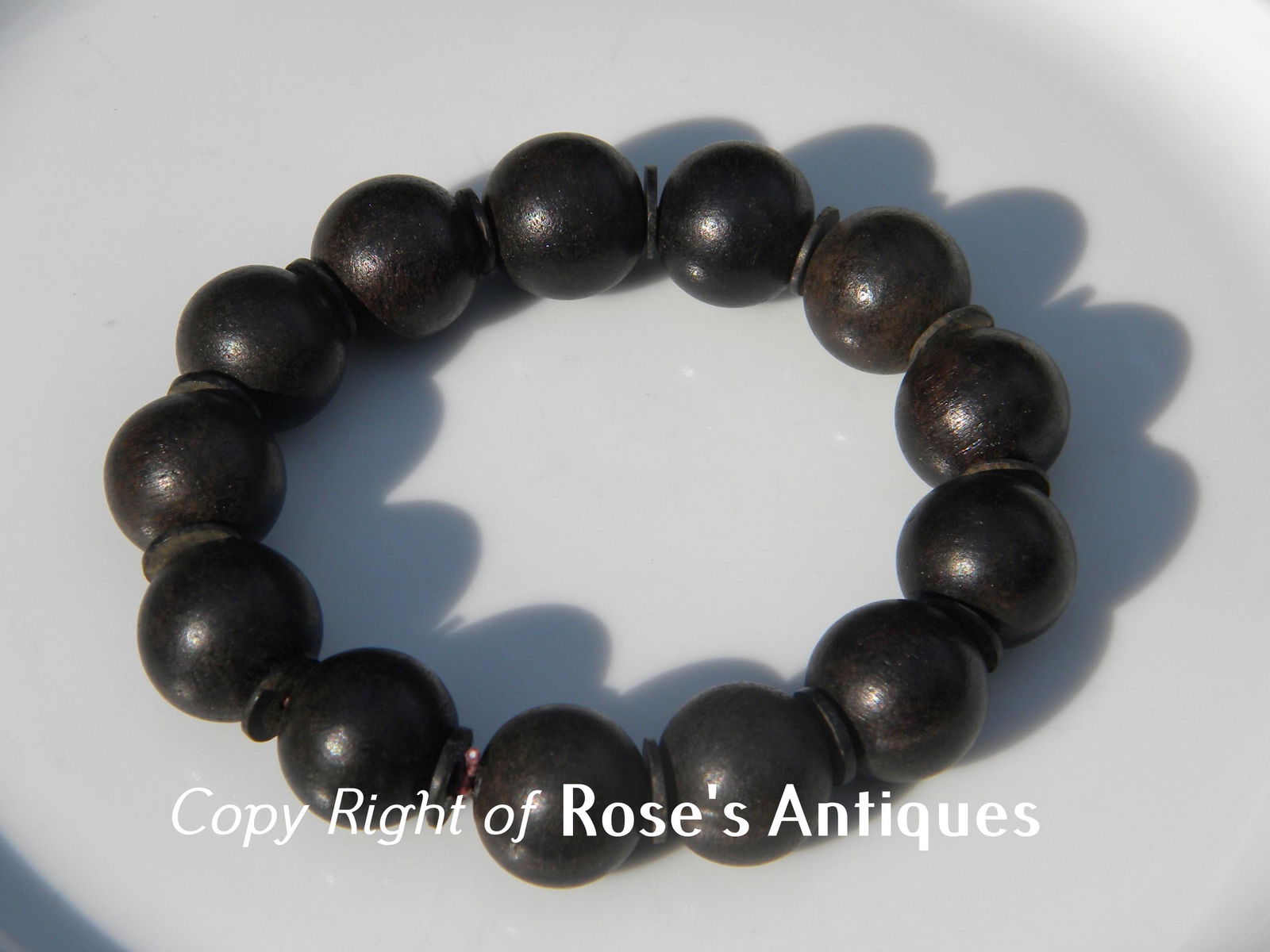 Antique Chen Xiang Beads Bracelet (1 of 3)