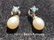 Pair of Vintage Silver Pearl Earrings - 3