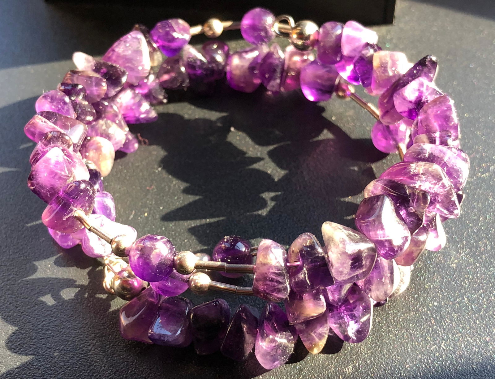Vintage Amethyst Bracelet (1 of 1)