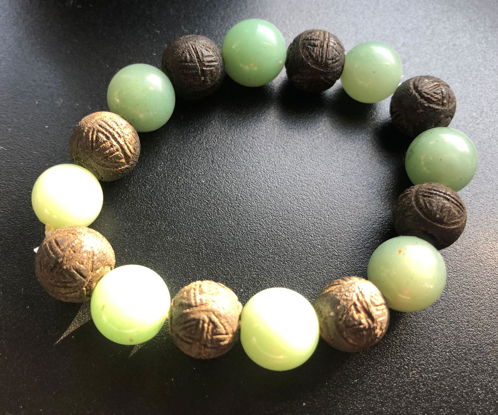 Antique Chen Xiang Longevity Beads Bracelet (1 of 8)