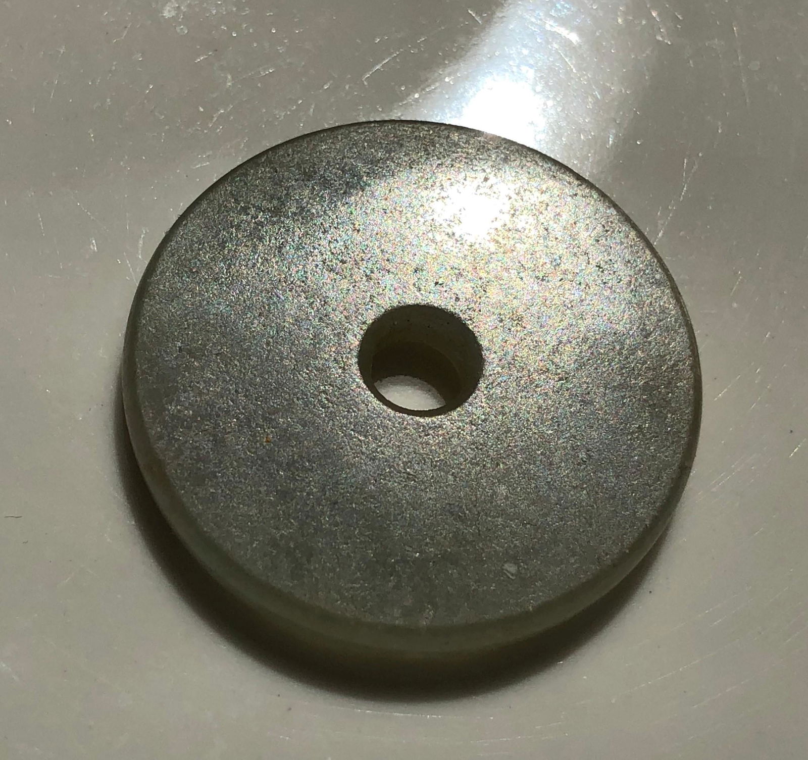 Antique Jade Bi Pendant (1 of 2)