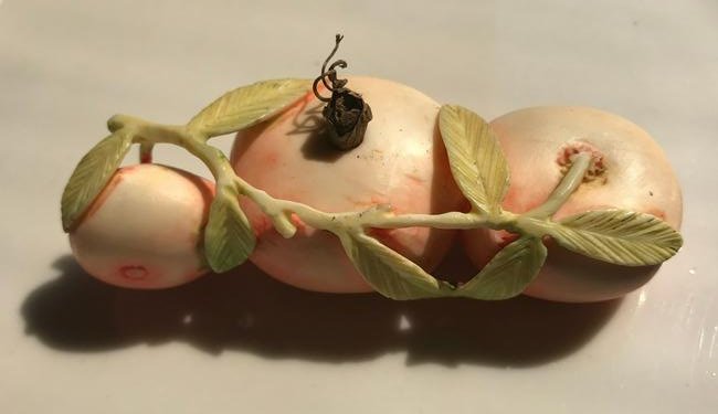 Antique Carved Fruits (1 of 5)