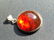 Vintage Silver Amber Pendant Marked NC From - 4