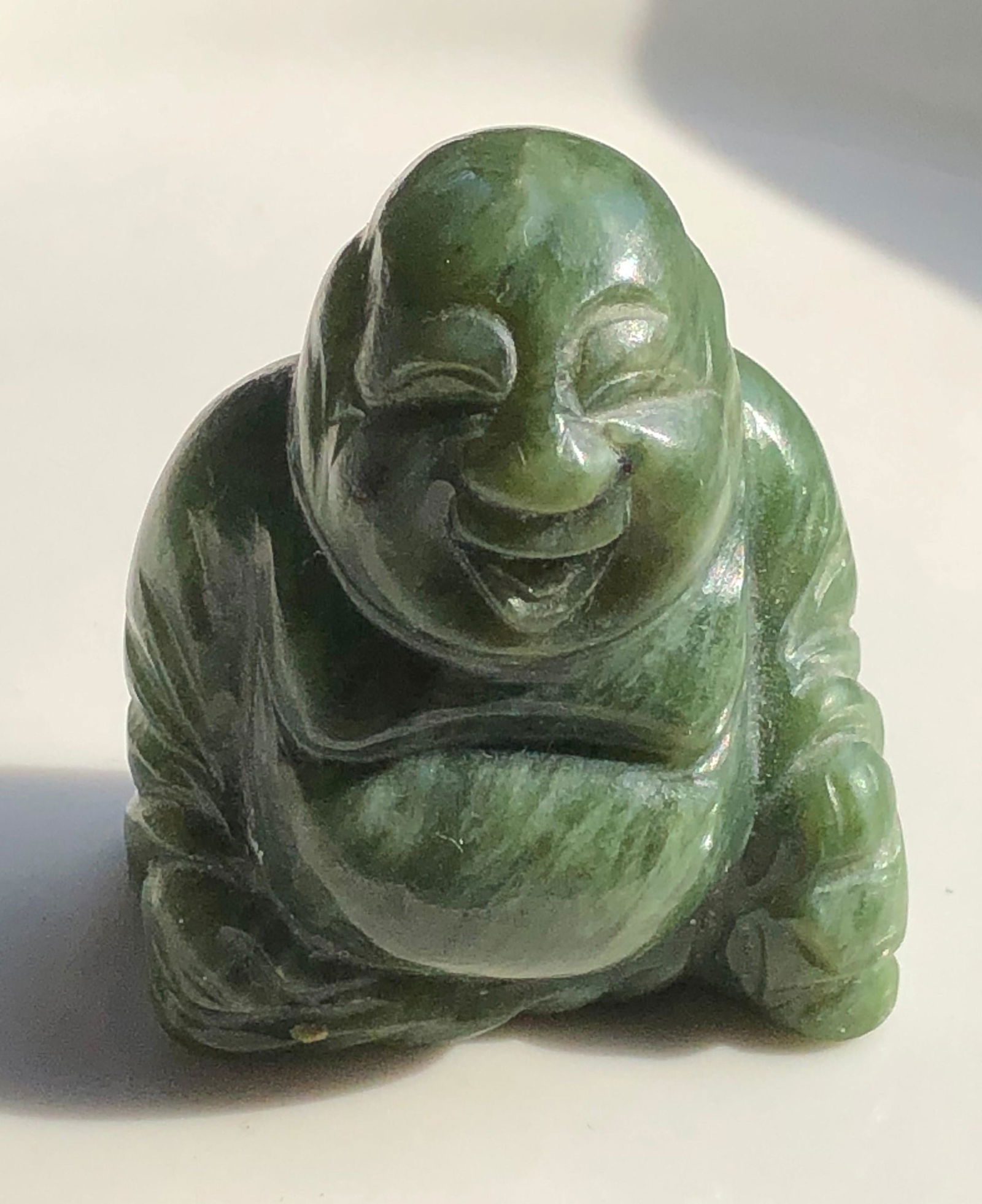 Vintage Green Jade Buddha Statue (1 of 5)