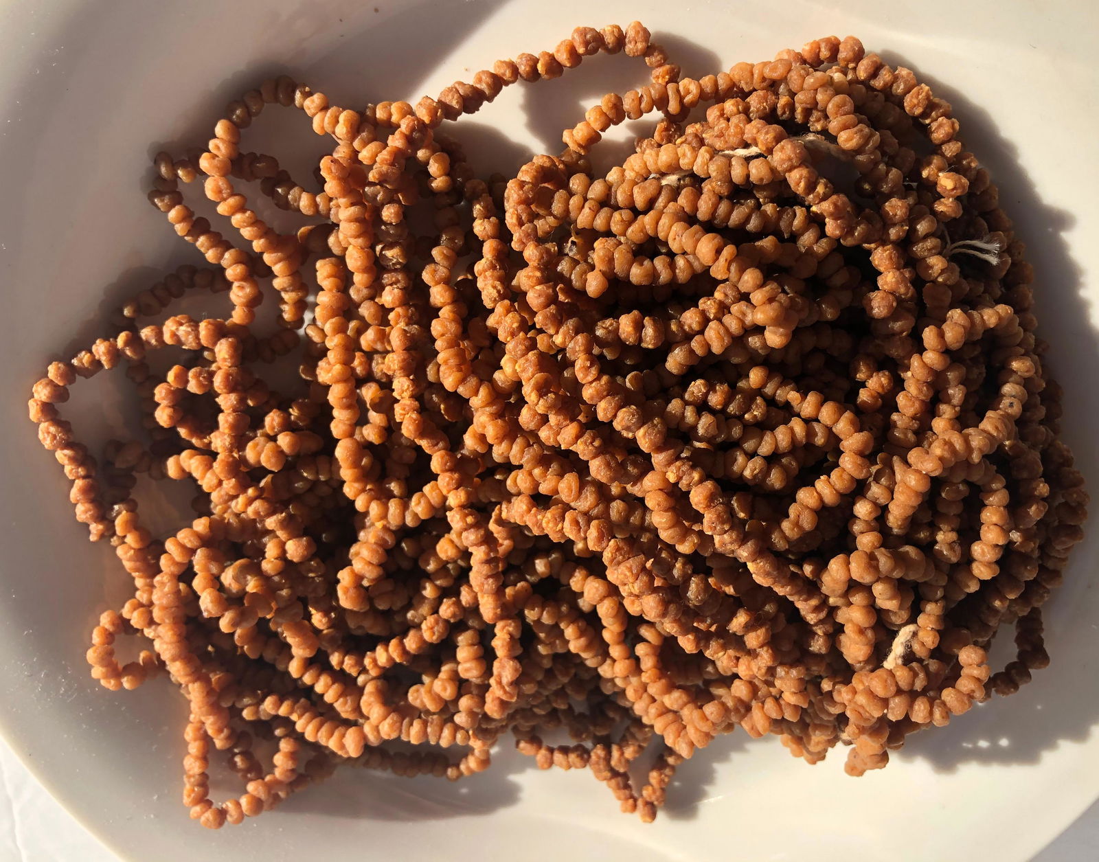 Antique Amber Beads Necklace (1 of 2)