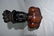 Antique Chinese Amber Carved Lady on Wood Base - 3