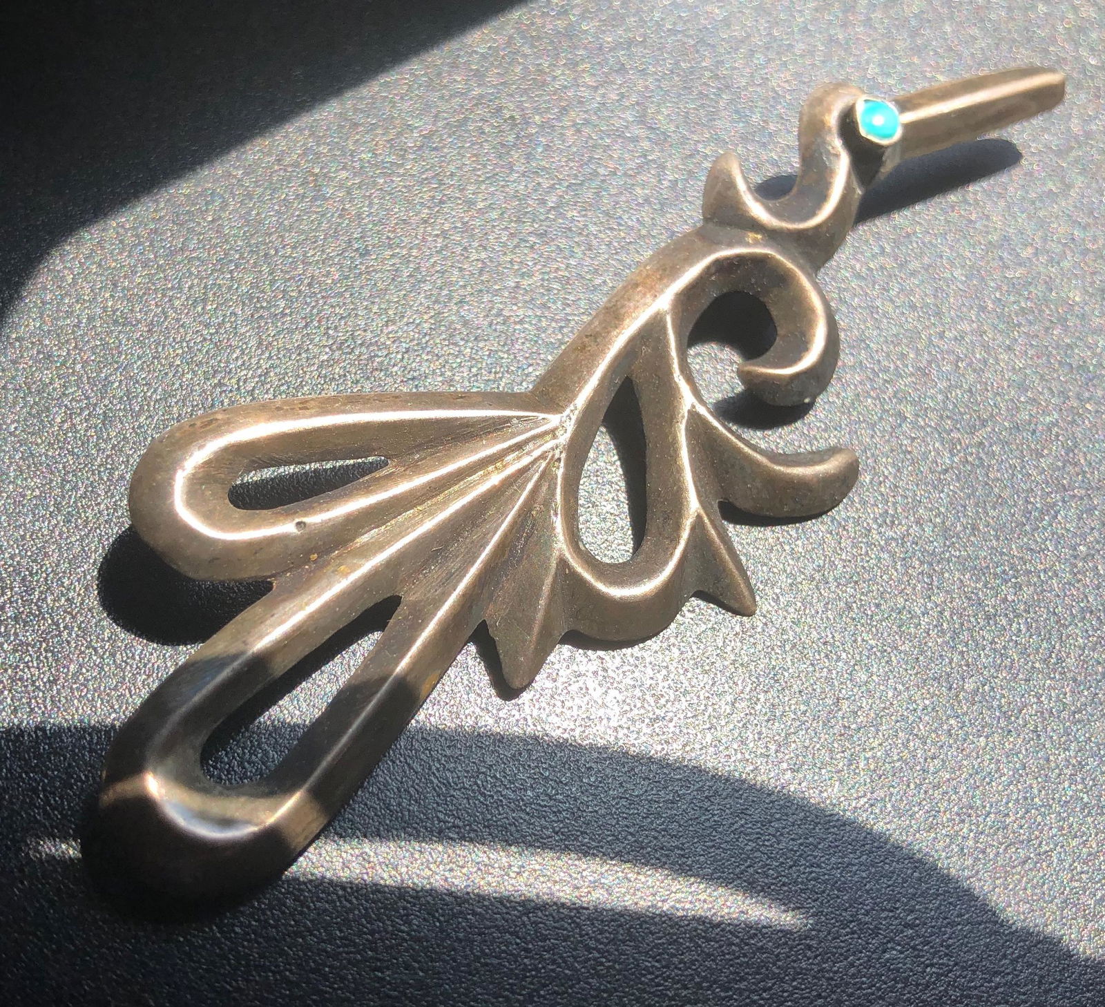 Antique Silver Bird Brooch Pin (1 of 5)