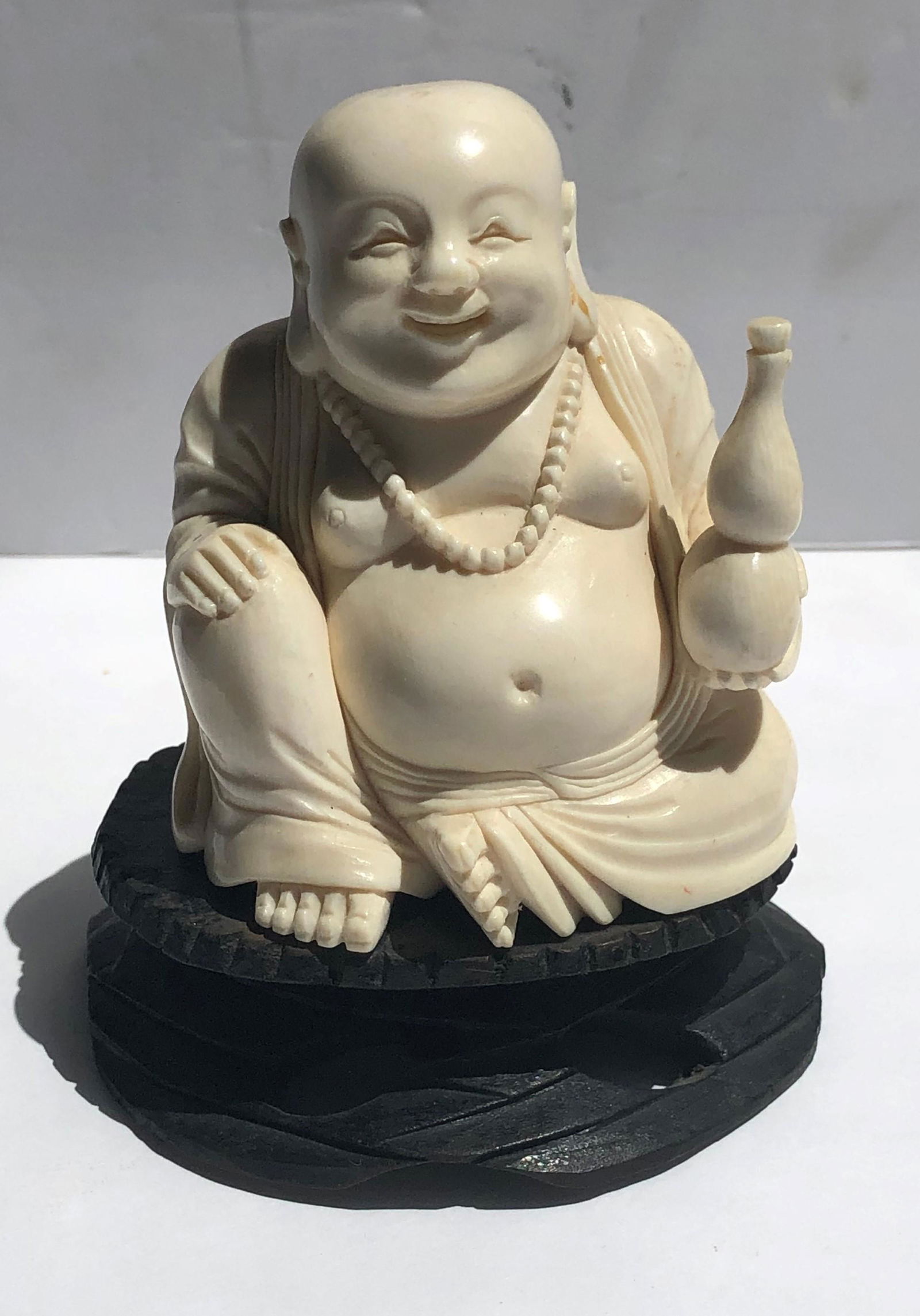 Antique Carved Buddha Statue (1 of 5)