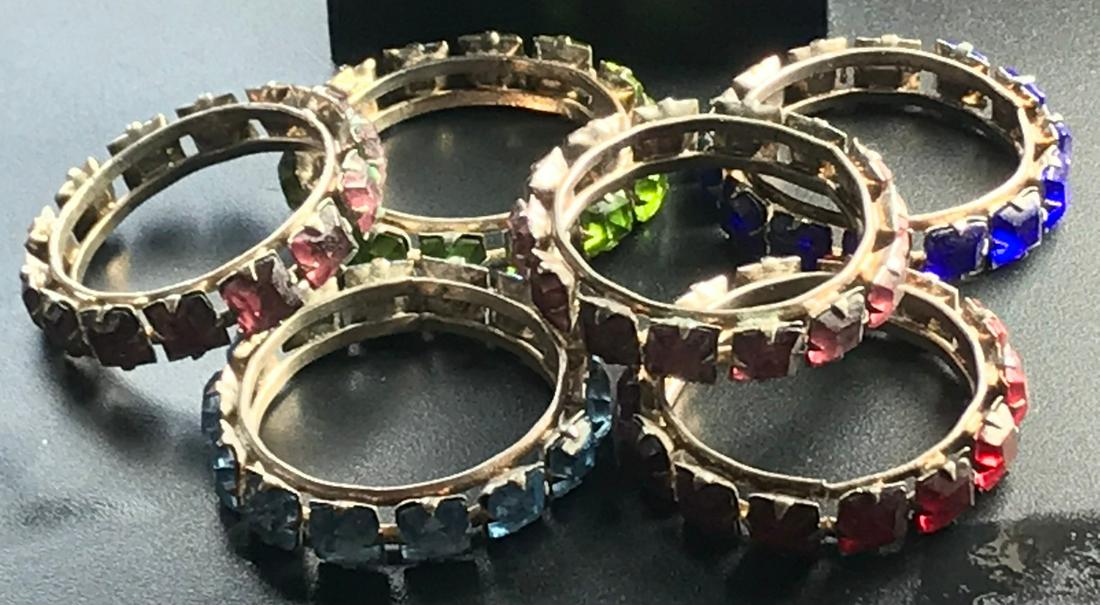 Six Napkin or scarf Rings: Six Napkin or scarf Rings