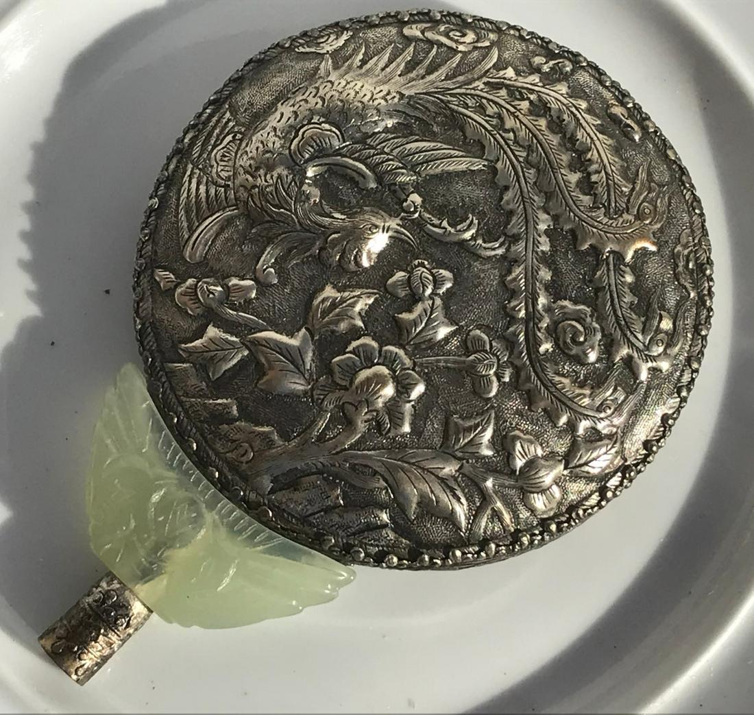 Antique Tibet Silver Mirror (1 of 4)