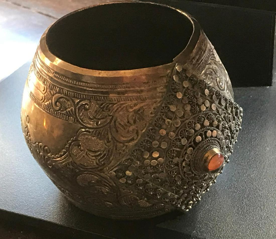 Antique Tibet Copper Bracelet (1 of 4)