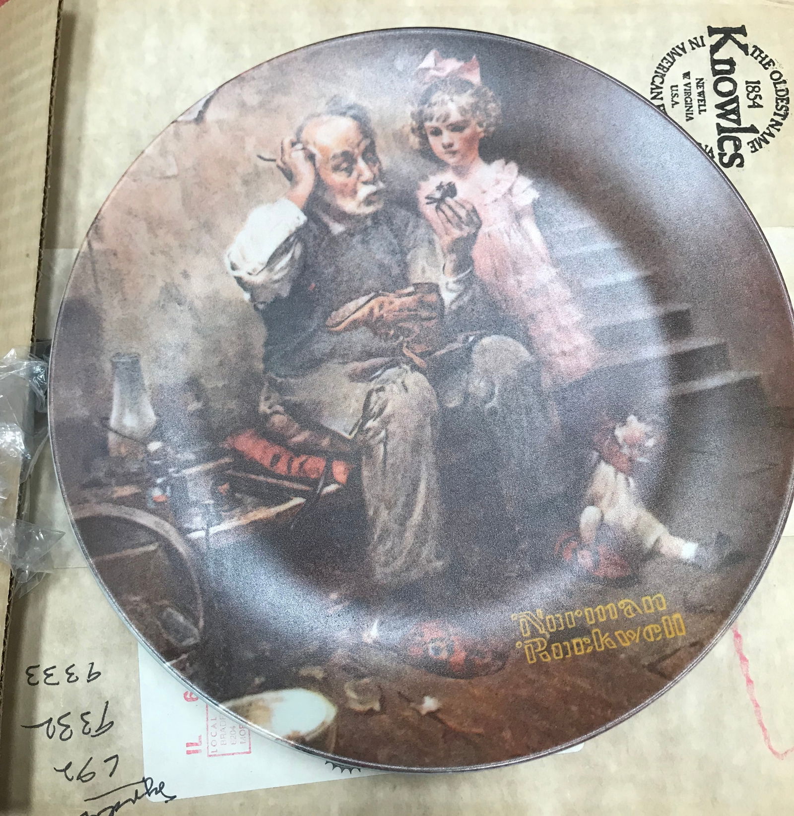Vintage Knowles Plate (1 of 2)