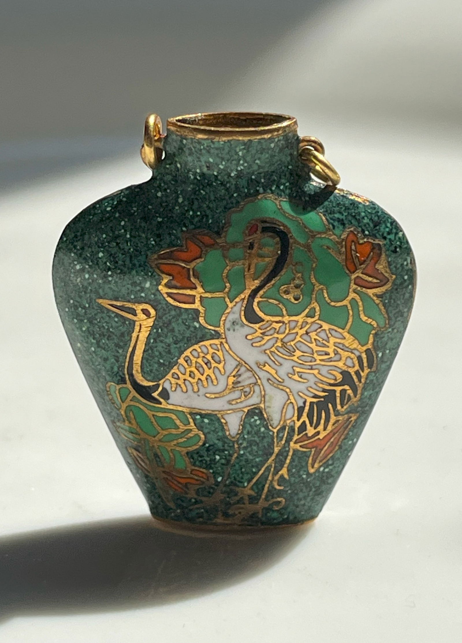 Vintage Cloisonne Vase (1 of 3)