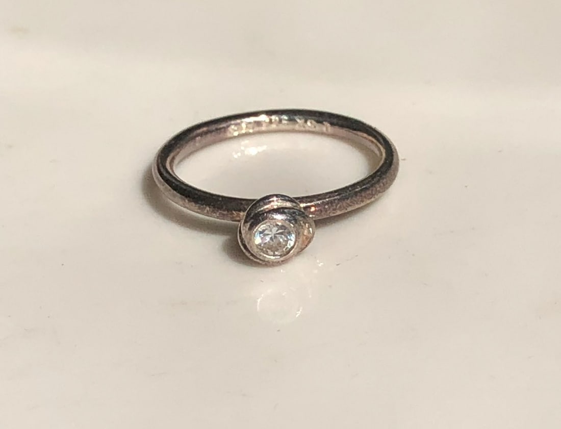 Antique Silver Ring: Antique Silver Ring, Size 5