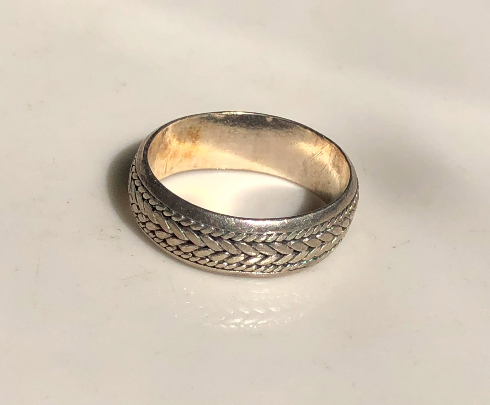 Antique Silver Ring: Antique Silver Ring, Size 6