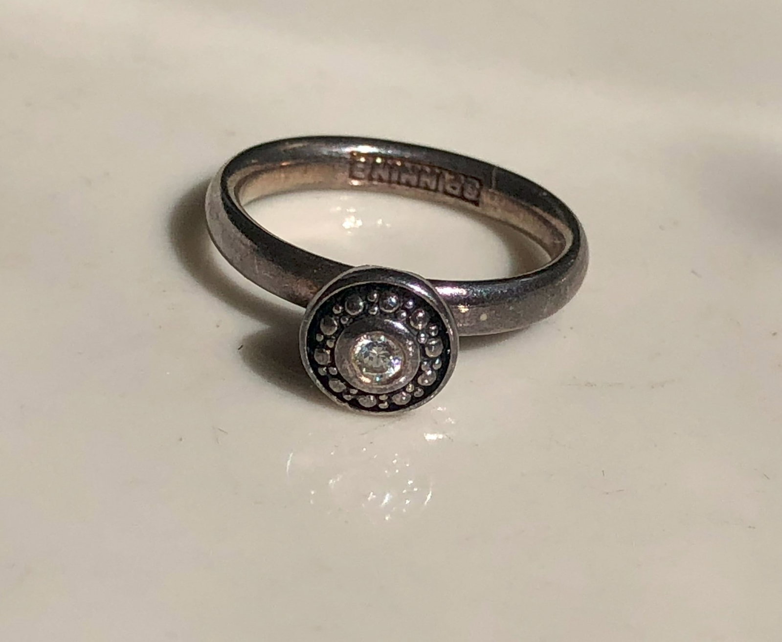 Antique Silver Ring: Antique Silver Ring, Size 6