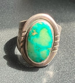 Vintage silver Turquoise ring
