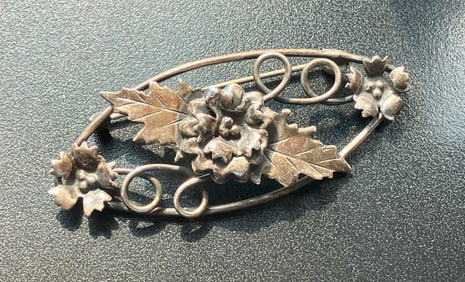 Vintage Silver Brooch Pin