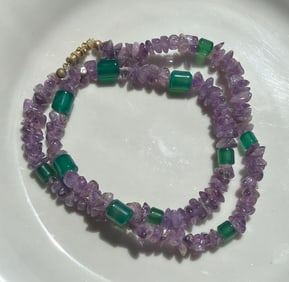 Vintage Amethyst Necklace