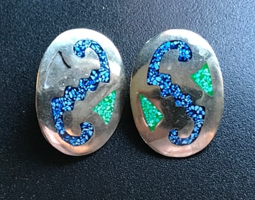 Pair of Silver Earrings