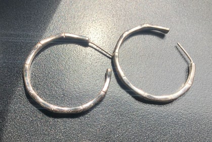 Pair of Silver Earrings