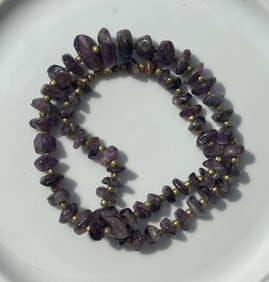 Vintage Amythest Necklace