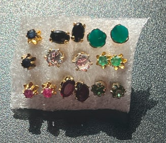 Group of Gold Filled Earrings
