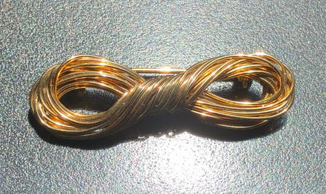 Vintage Gold Filled Brooch Pin