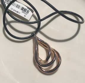 Vintage Silver Isreal Pendt Necklace