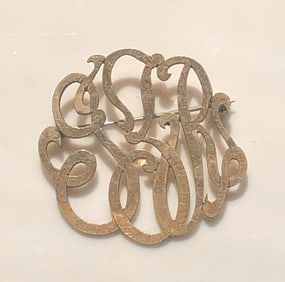 Vintage Gold Filled Brooch Pin