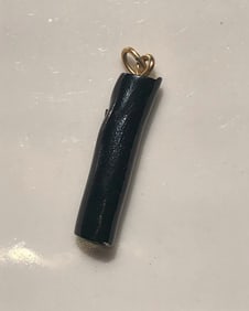 Vintage Black Coral Pendant