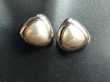 Pair of Silver Earrings