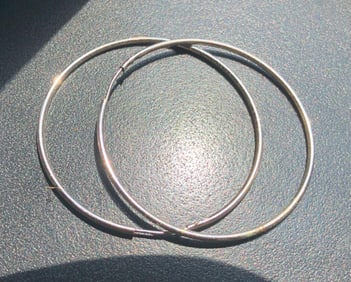 Pair of Silver Earrings