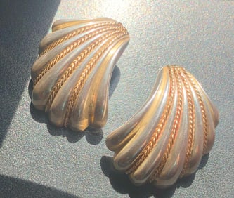 Pair of Silver Earrings