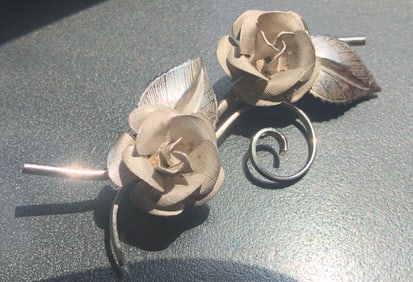 Vintage Silver Brooch Pin