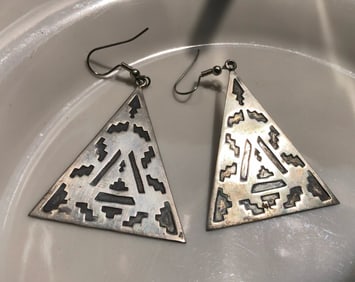 Pair of Silver Earrings