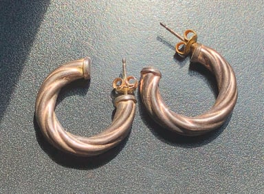 Pair of Silver Earrings